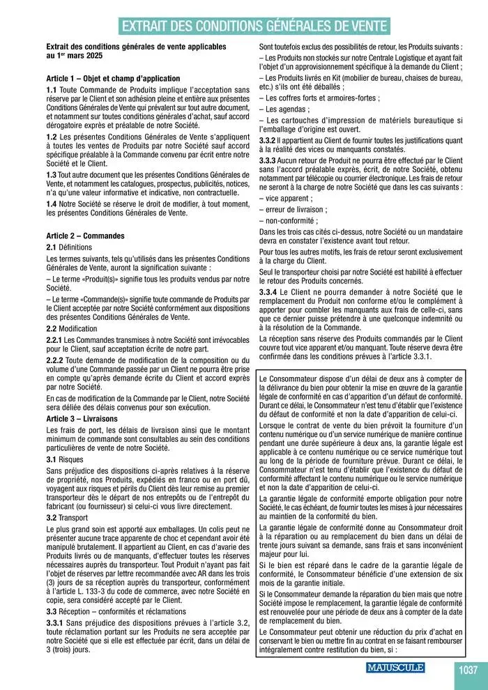 Education And Loisirs Majuscule 2025 du 5 mars au 31 décembre 2025 - Catalogue page 1057