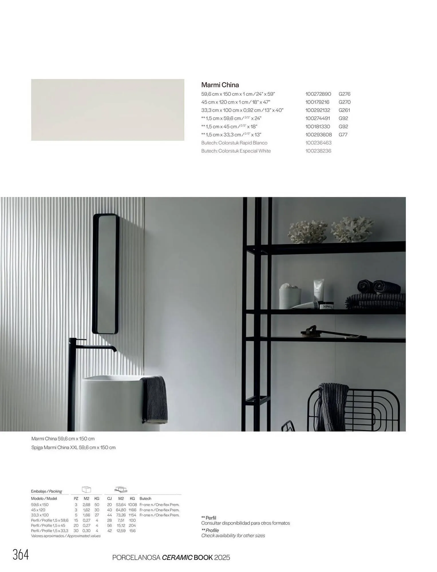 Catalogue Porcelanosa du 27 janvier au 31 décembre 2025 - Catalogue page 366