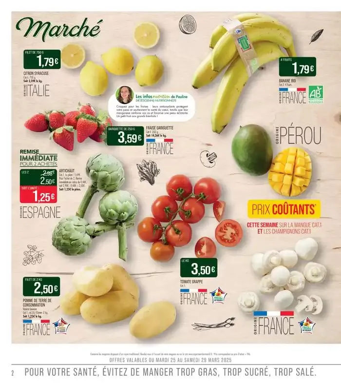 C'EST TOUS LES JOURS LE MARCHÉ du 24 mars au 6 avril 2025 - Catalogue page 2