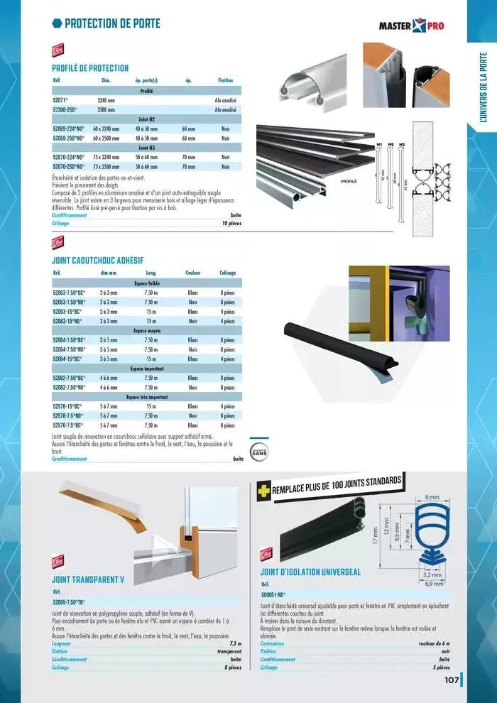 Guide Quincaillerie Serrurerie 2025 - 2026 du 1 avril au 1 avril 2026 - Catalogue page 109