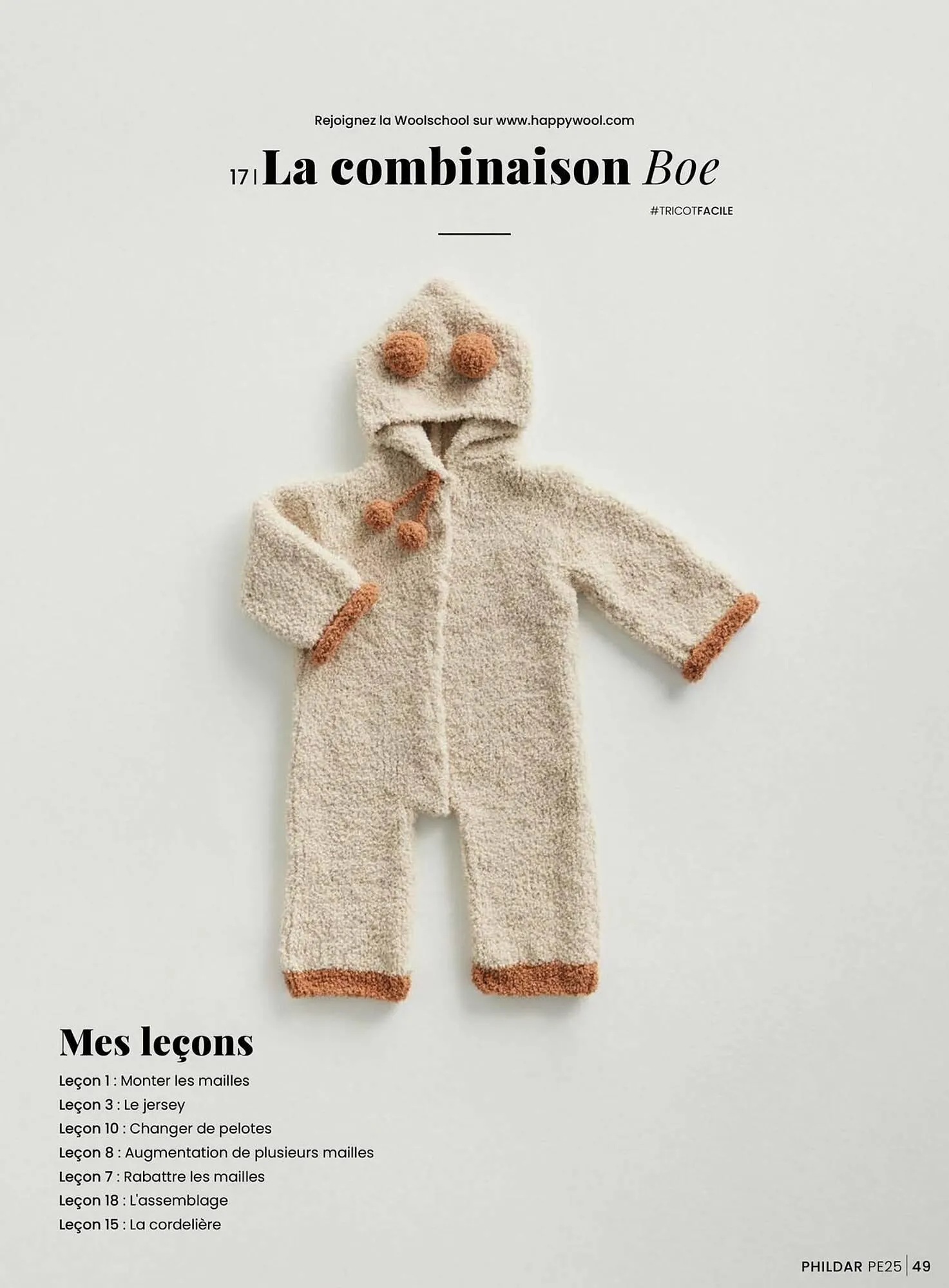 Catalogue Phildar du 15 janvier au 31 août 2025 - Catalogue page 49