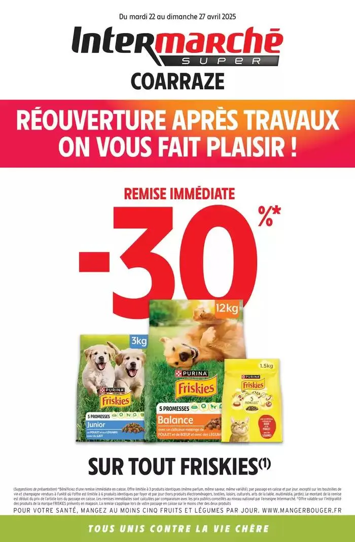 PROS LOCAL - PDV 11683 - COARRAZE du 22 avril au 27 avril 2025 - Catalogue page 1