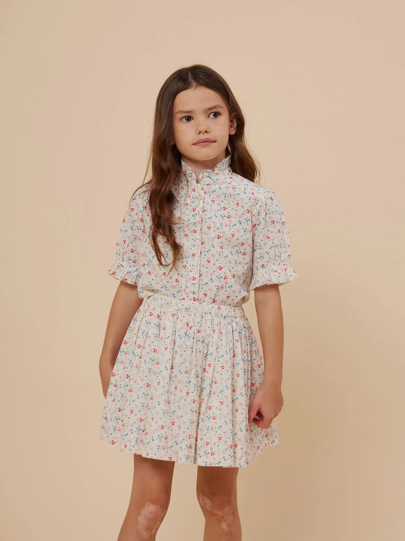 Jupe Suzon rose poudré