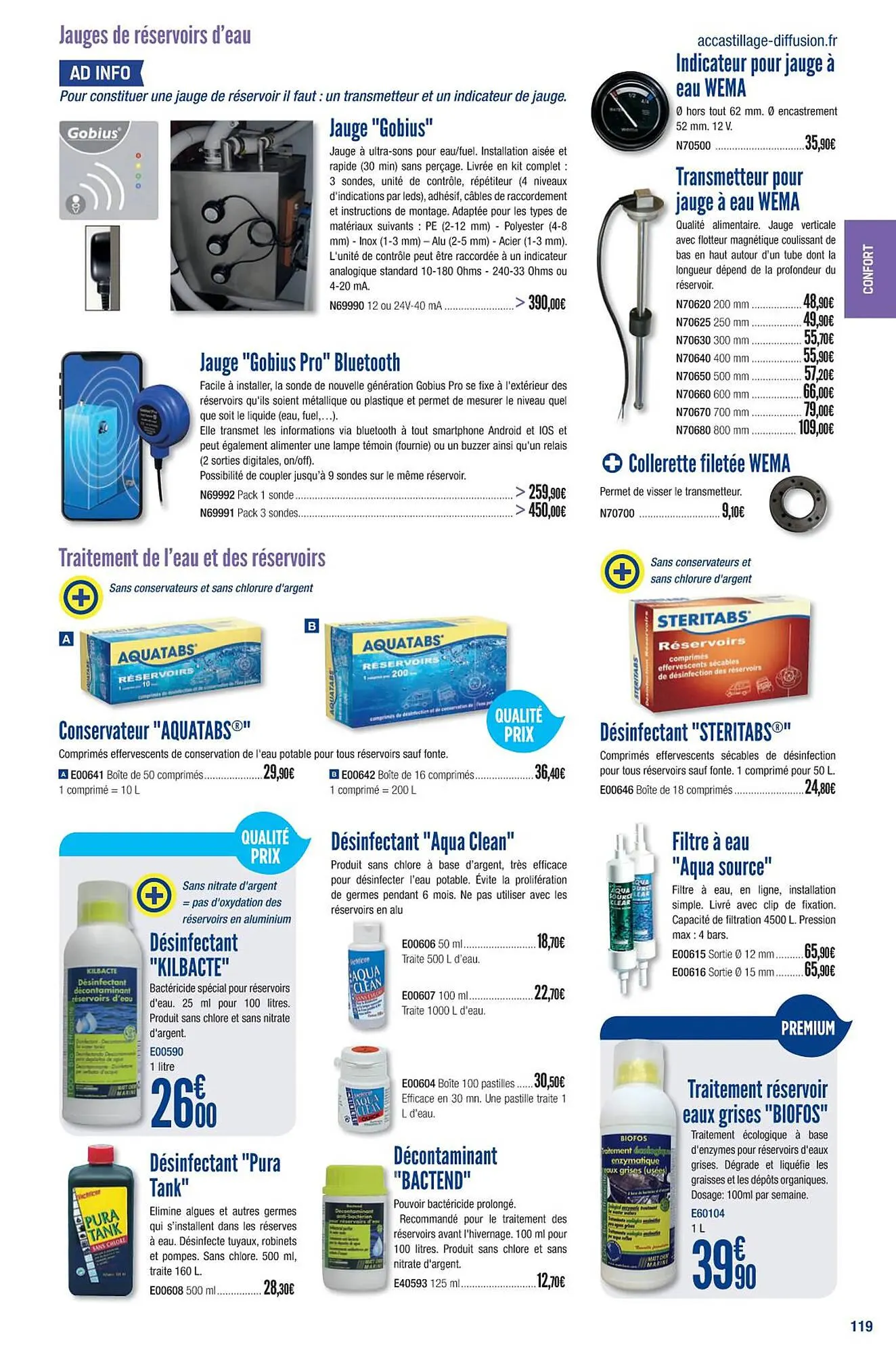 Catalogue Accastillage Diffusion du 1 mars au 31 décembre 2023 - Catalogue page 121