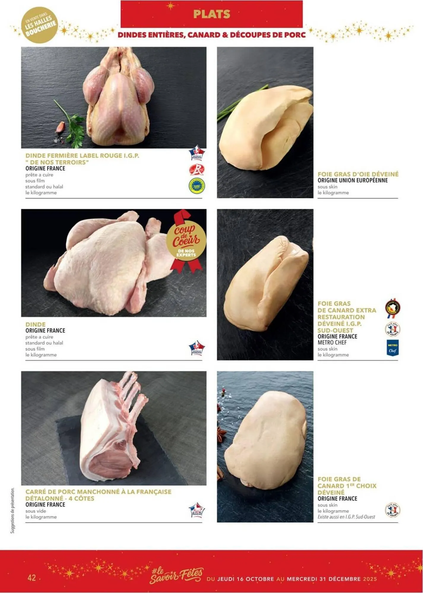 Catalogue METRO du 16 octobre au 31 décembre 2025 - Catalogue page 42