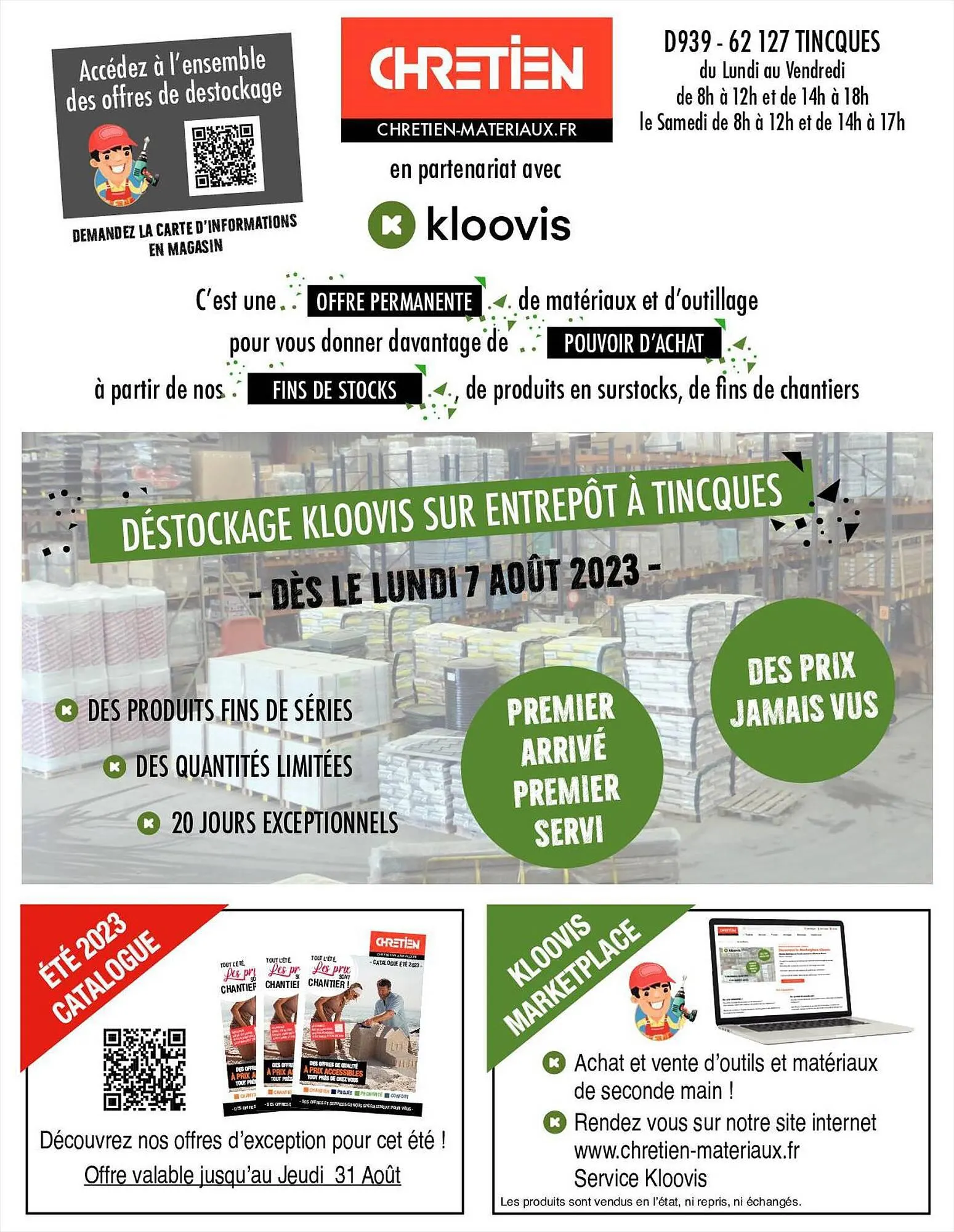 Catalogue Chretien Matériaux - 1