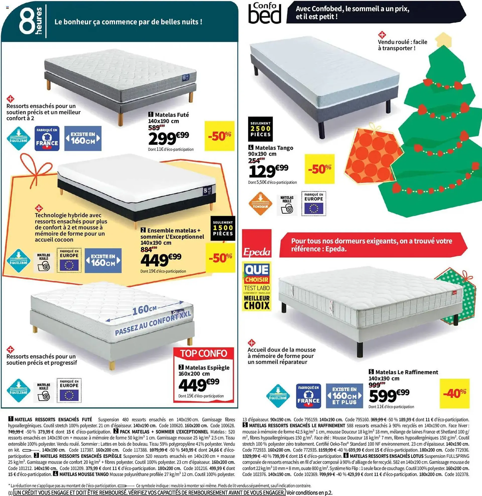 Catalogue Conforama du 28 octobre au 25 décembre 2025 - Catalogue page 58