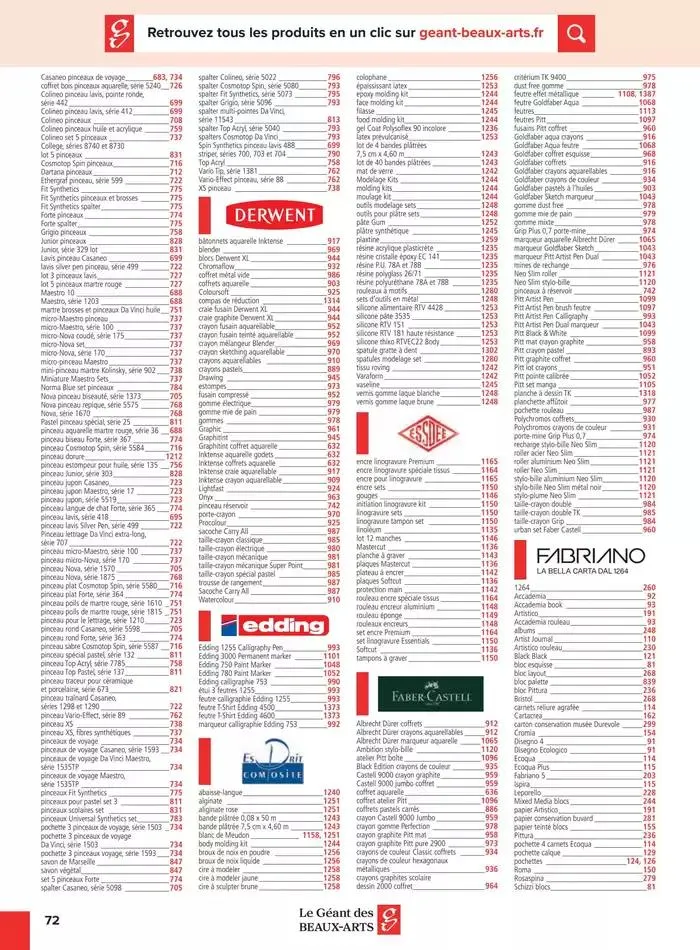 Catalogue Le Géant des Beaux-Arts du 6 janvier au 31 décembre 2025 - Catalogue page 170