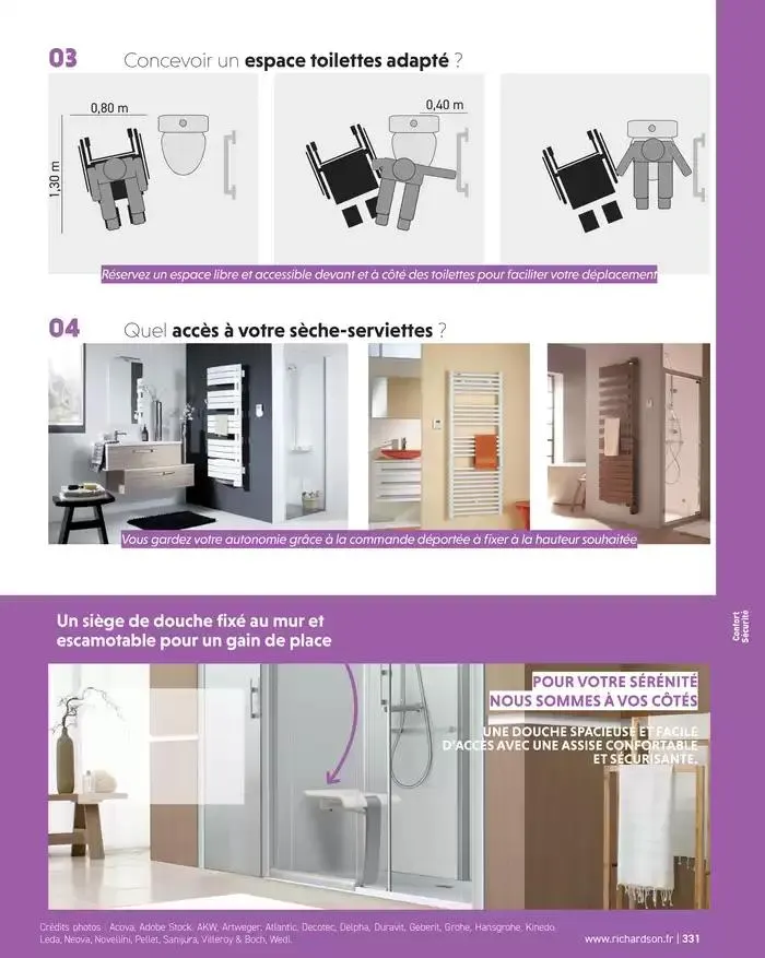 SALLE DE DE BAINS ET CARRELAGE 2025 du 11 avril au 31 décembre 2025 - Catalogue page 333