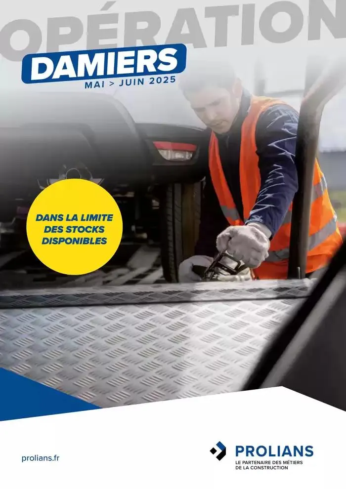 Opération damiers du 1 mai au 30 juin 2025 - Catalogue page 1