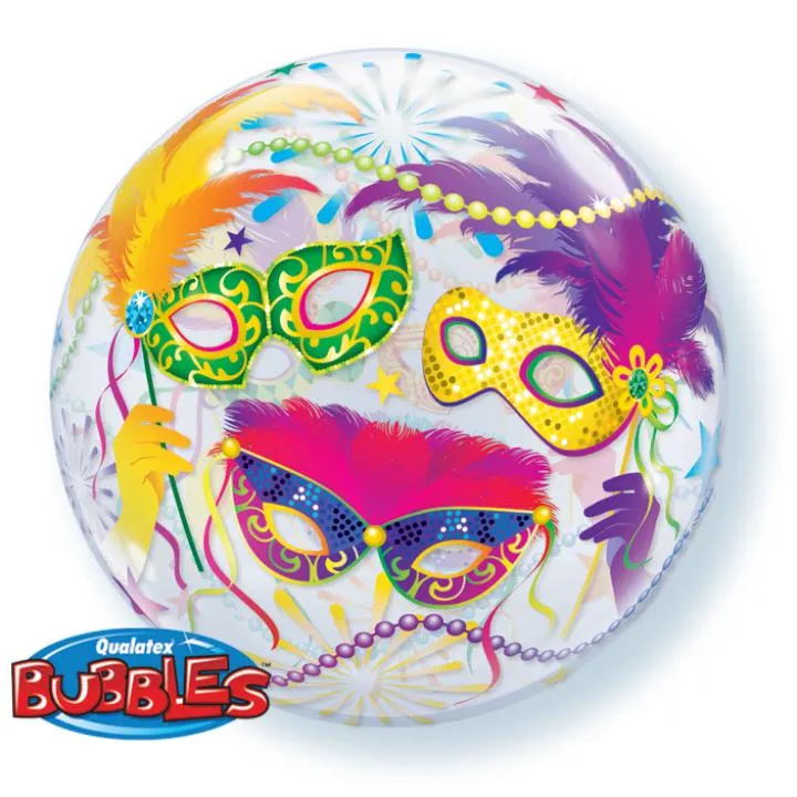 Ballon Bubble Mascarade 55 cm