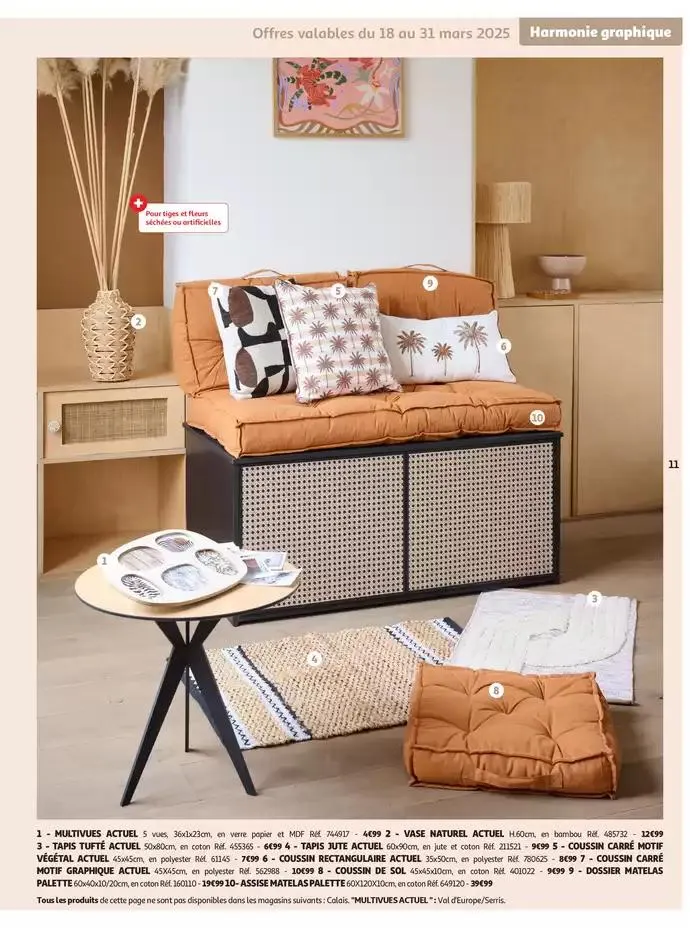 Tout pour la déco du 18 mars au 28 avril 2025 - Catalogue page 11