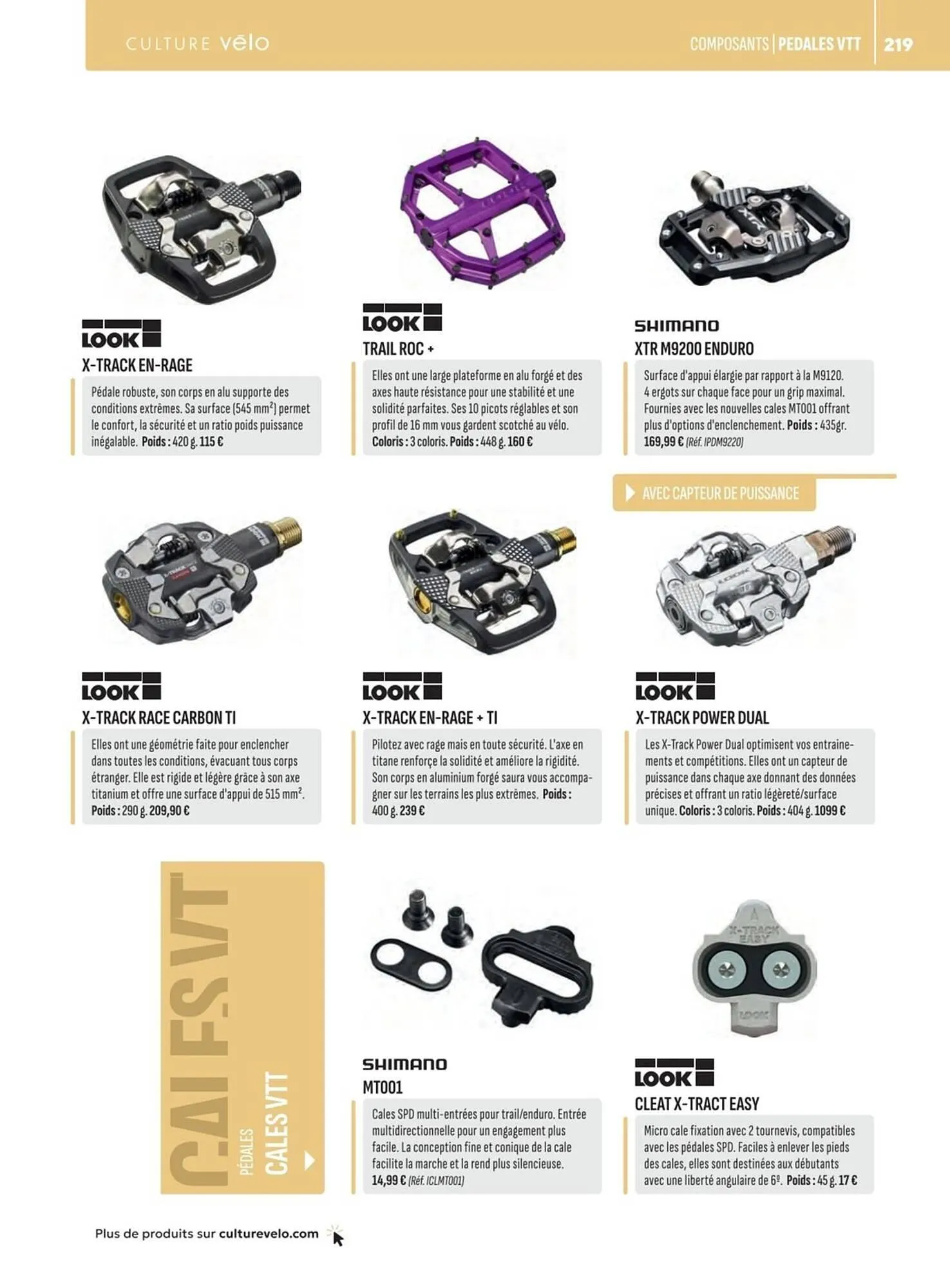 Catalogue Culture Vélo du 19 décembre au 31 décembre 2026 - Catalogue page 219