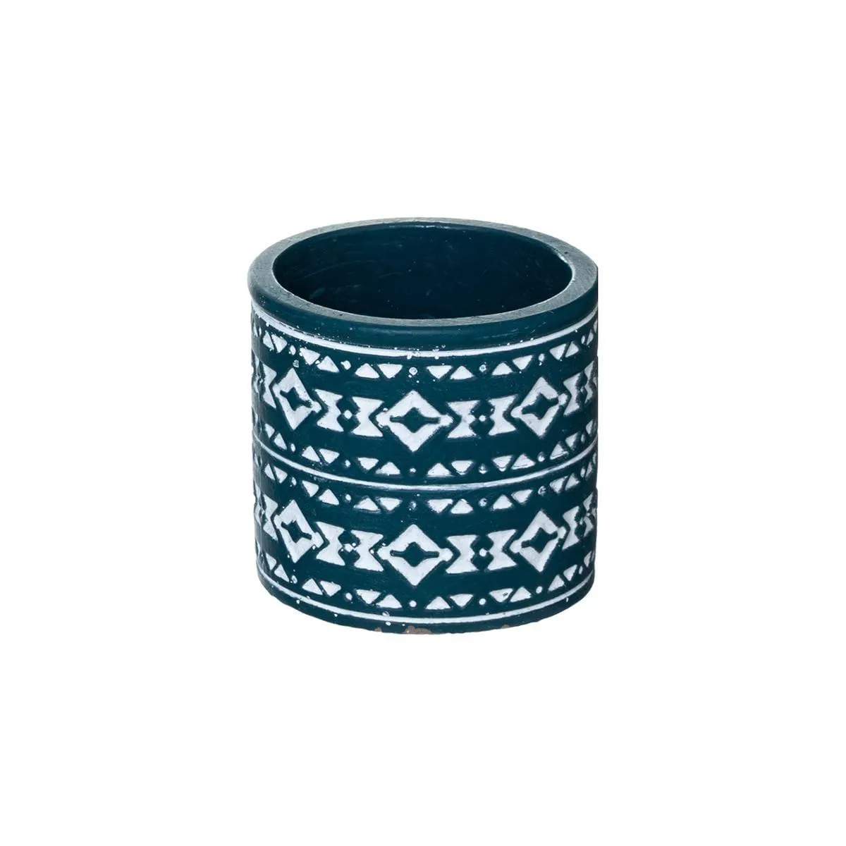 Set de 3 pots, "Hacienda", ciment