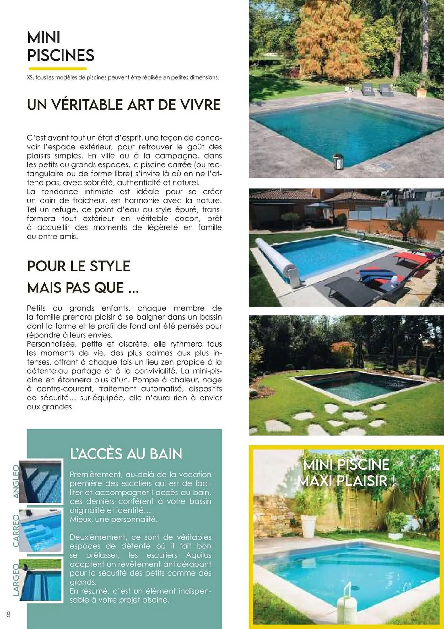 Catalogue Aquilus Piscines du 23 octobre au 31 décembre 2023 - Catalogue page 8