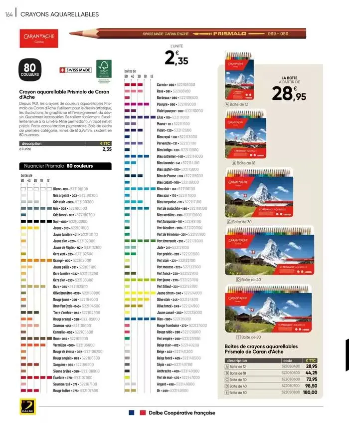 CATALOGUE DALBE 2025 du 27 janvier au 31 décembre 2025 - Catalogue page 166