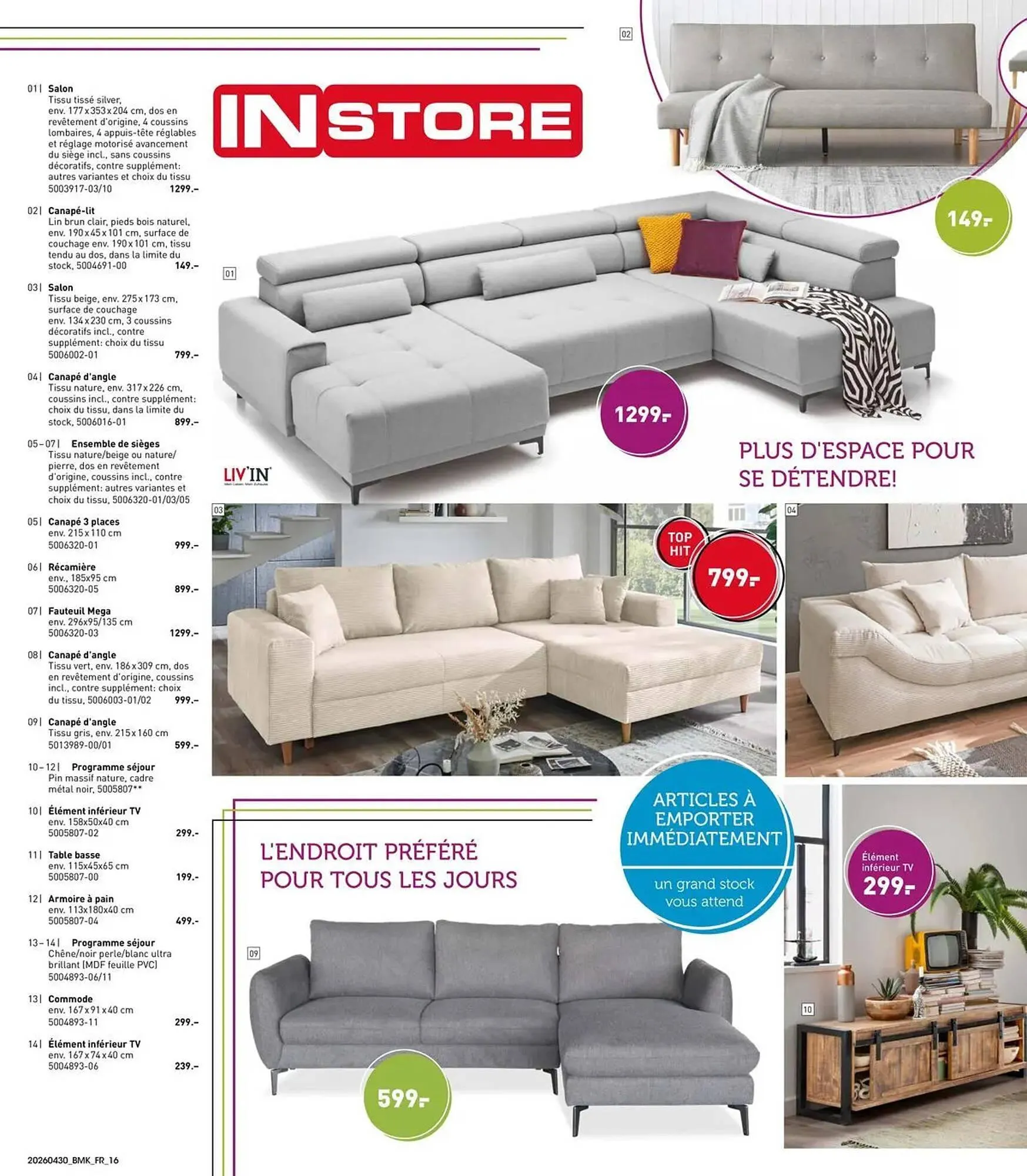 Catalogue Möbel Martin du 29 avril au 31 mai 2026 - Catalogue page 16
