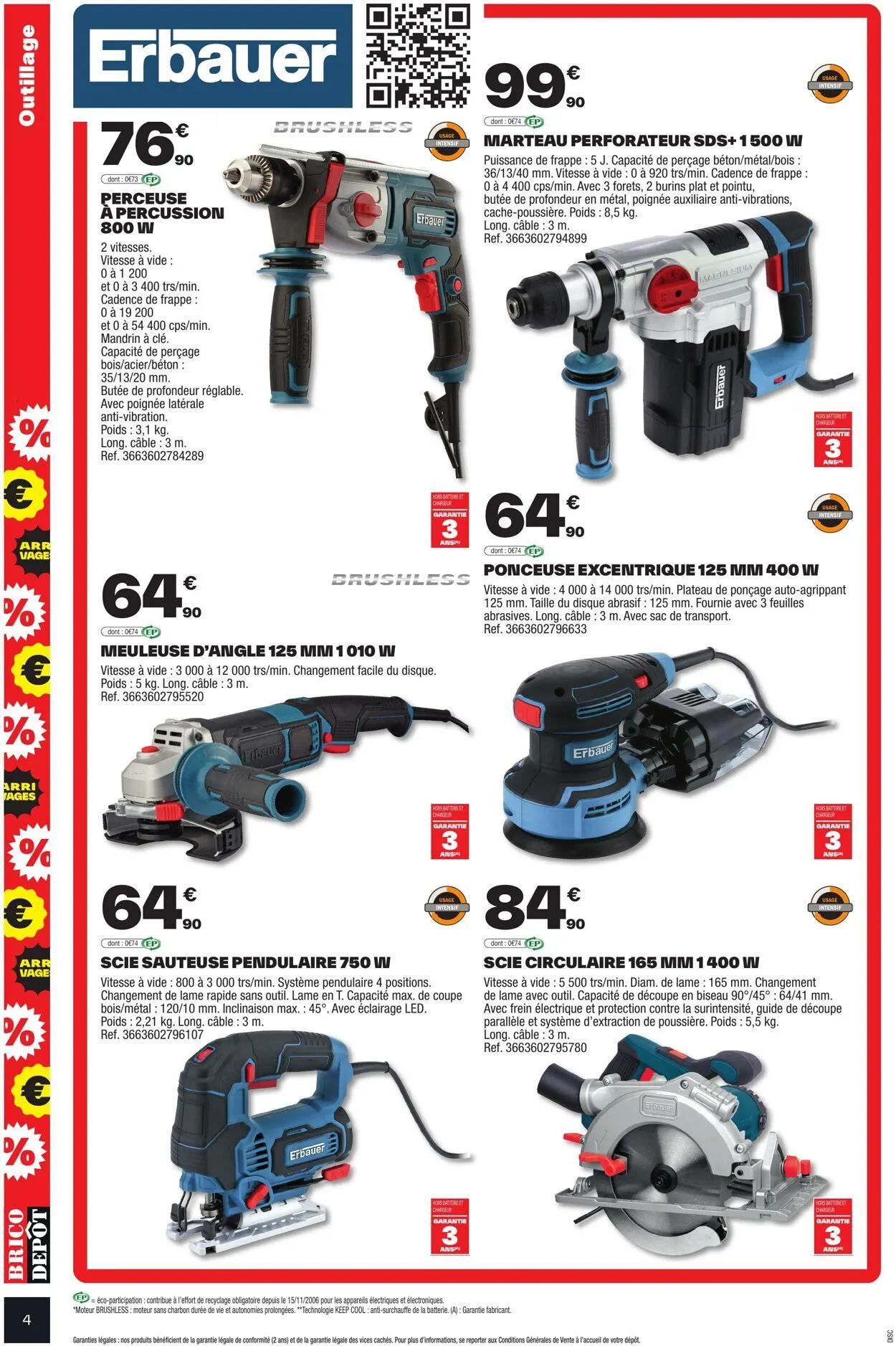 Brico Dépôt Catalogue actuel du 23 octobre au 6 novembre 2025 - Catalogue page 4
