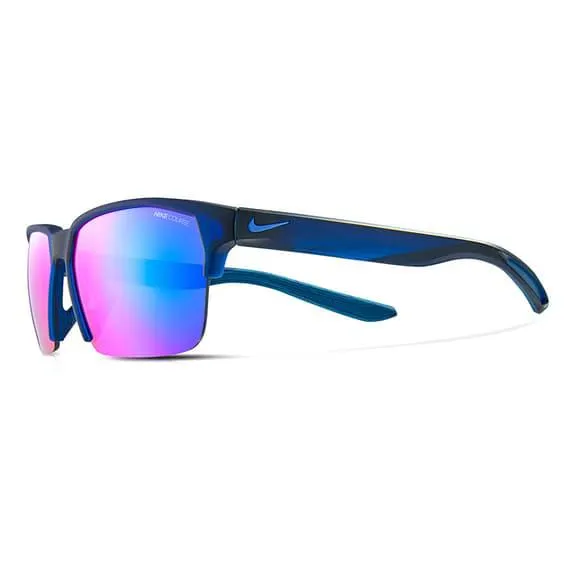 Lunettes Nike Maverik Free bleu avec verres lilas