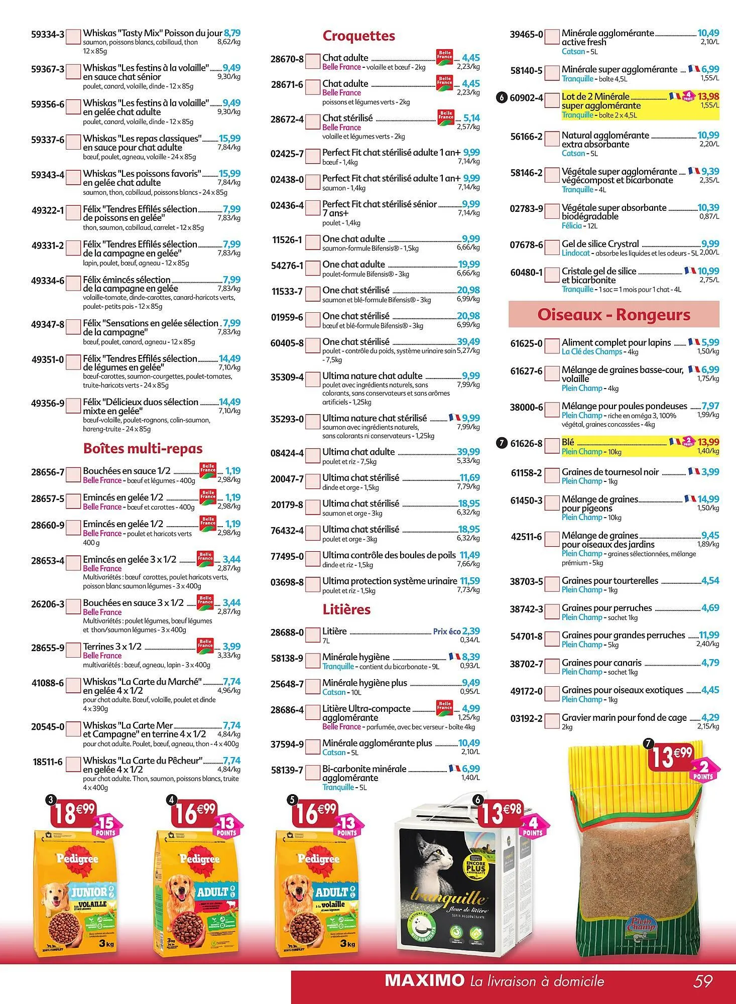 Catalogue Maximo du 5 août au 28 août 2025 - Catalogue page 59