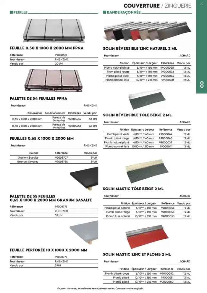 Tout faire +de 15 000 Produits du 17 décembre au 30 juin 2025 - Catalogue page 35