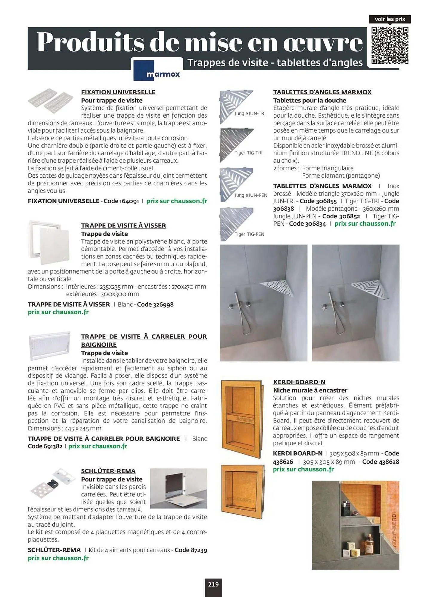 Catalogue Chausson Matériaux du 12 septembre au 31 décembre 2026 - Catalogue page 221