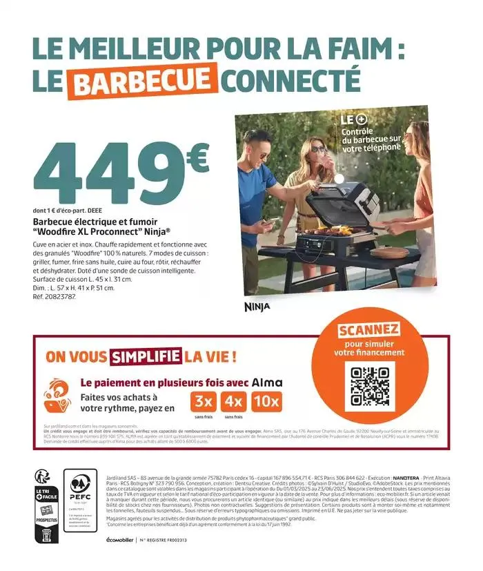 BARBEUC, SIESTE, PÉTANQUE PLACE À LA DÉTENTE du 27 février au 23 juin 2025 - Catalogue page 107