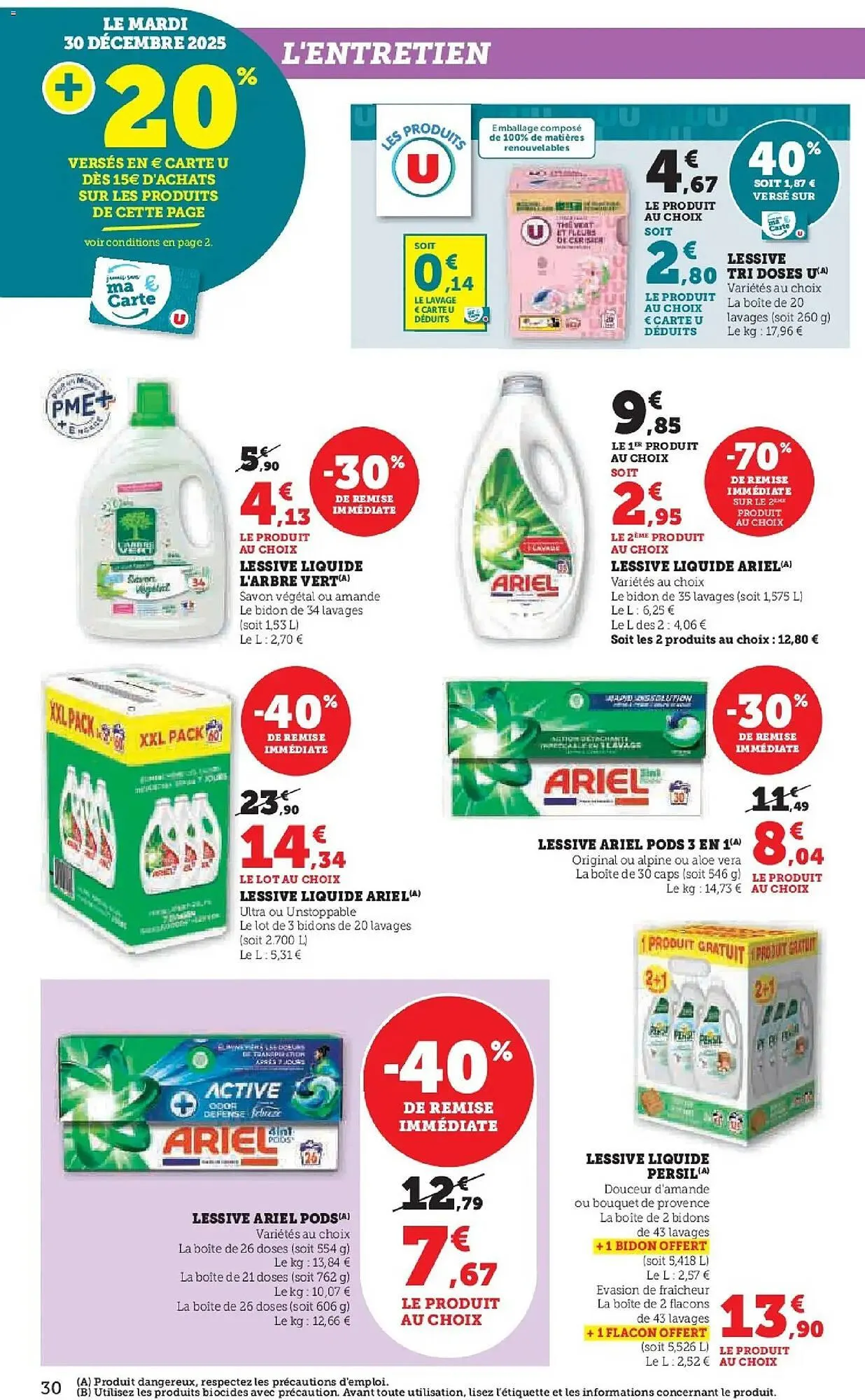 Catalogue Hyper U du 27 décembre au 11 janvier 2026 - Catalogue page 30