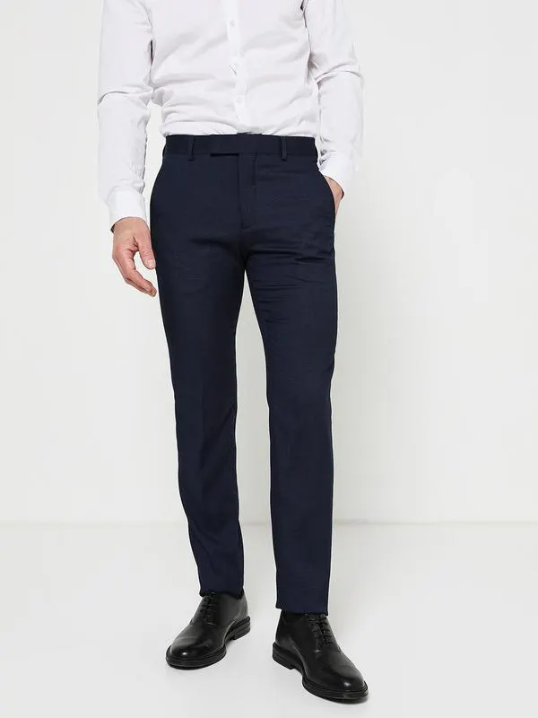 Pantalon Composable Micro Texturé - Bleu