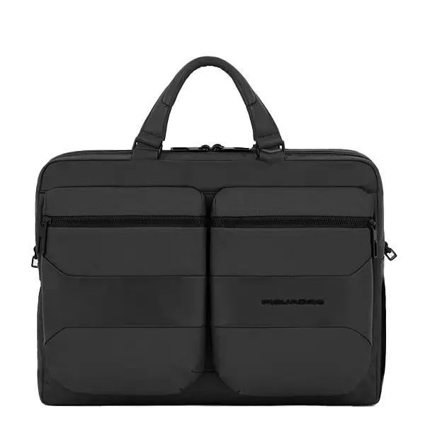 Piquadro - Porte-document convertible sac à dos Gio 15"6 - Noir