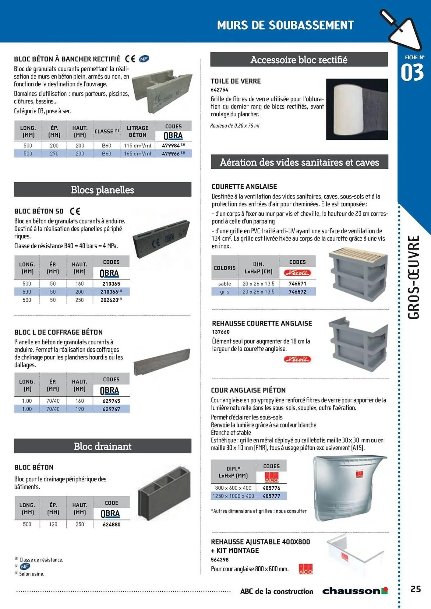 Catalogue Chausson Matériaux du 2 mai au 31 décembre 2025 - Catalogue page 27