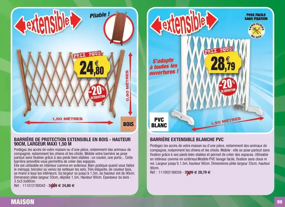 Les jours Anniversaire ! du 11 avril au 31 décembre 2025 - Catalogue page 99