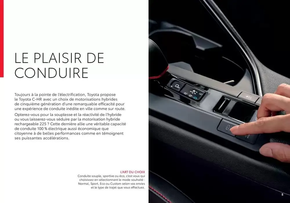 Nouveau Toyota C-HR du 15 janvier au 15 janvier 2026 - Catalogue page 5