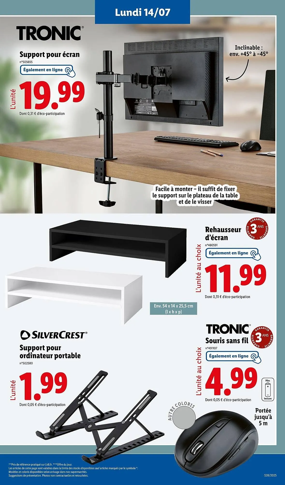 Catalogue Lidl du 10 juillet au 14 juillet 2025 - Catalogue page 33