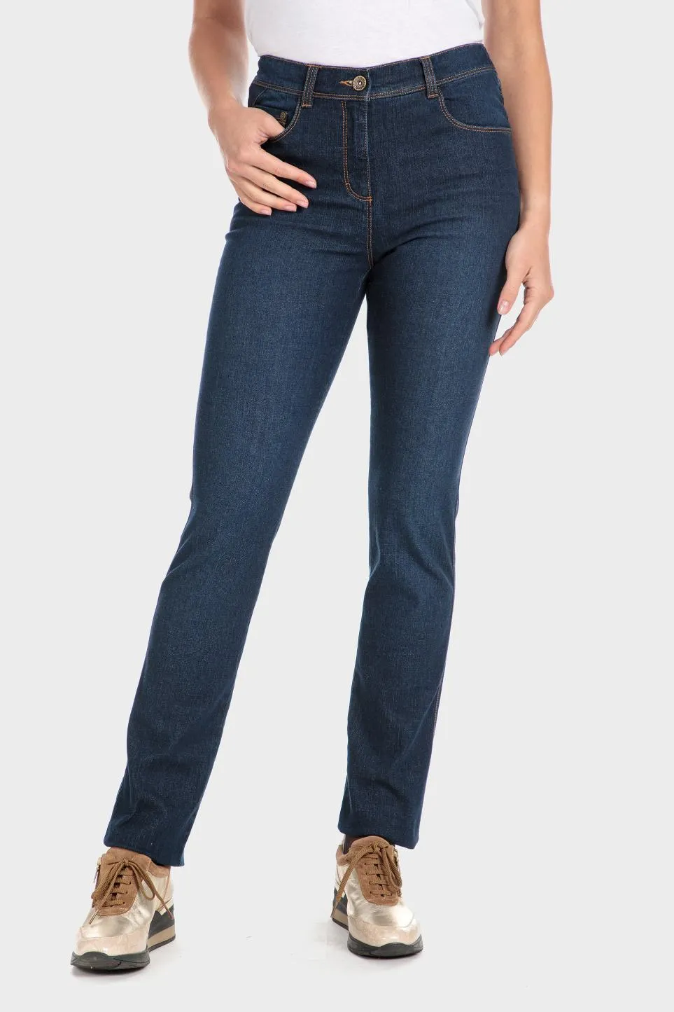 Pantalon jean élastique