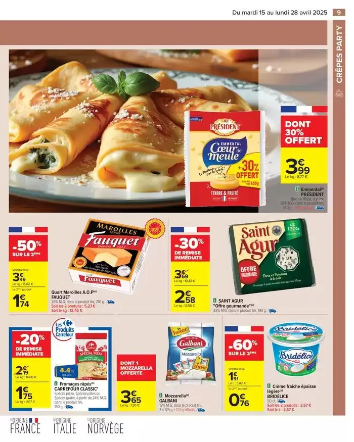 CRÊPES PARTY du 15 avril au 28 avril 2025 - Catalogue page 11