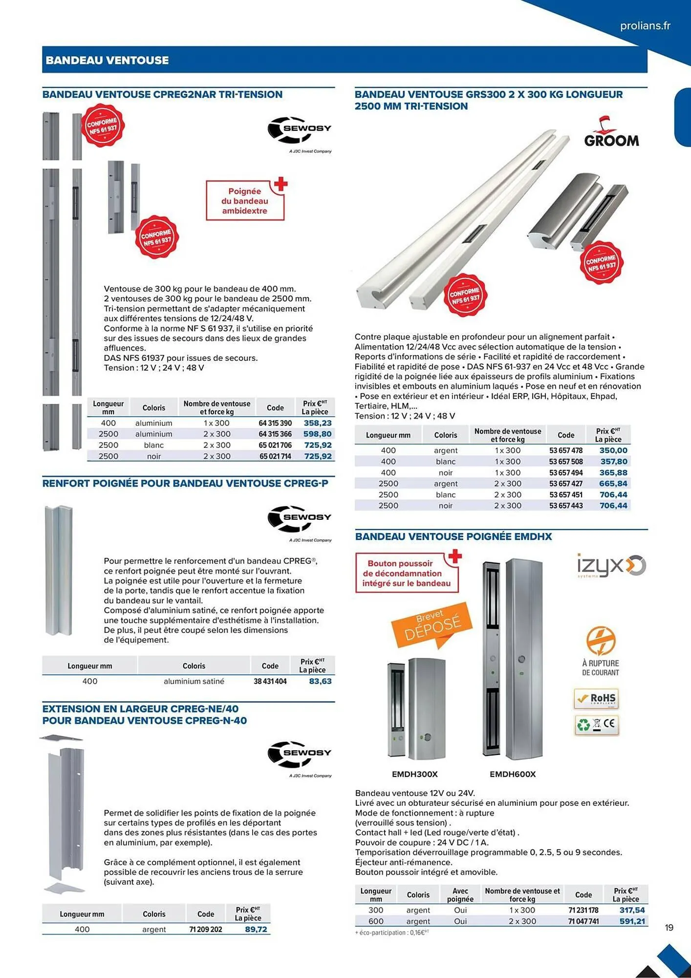 Catalogue Prolians du 2 octobre au 31 décembre 2025 - Catalogue page 19