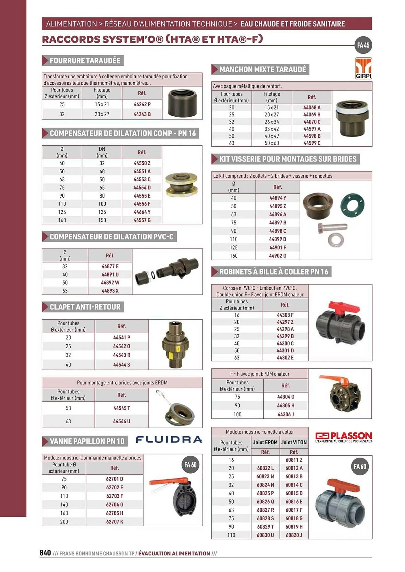 Catalogue Chausson Matériaux du 24 septembre au 31 décembre 2025 - Catalogue page 840