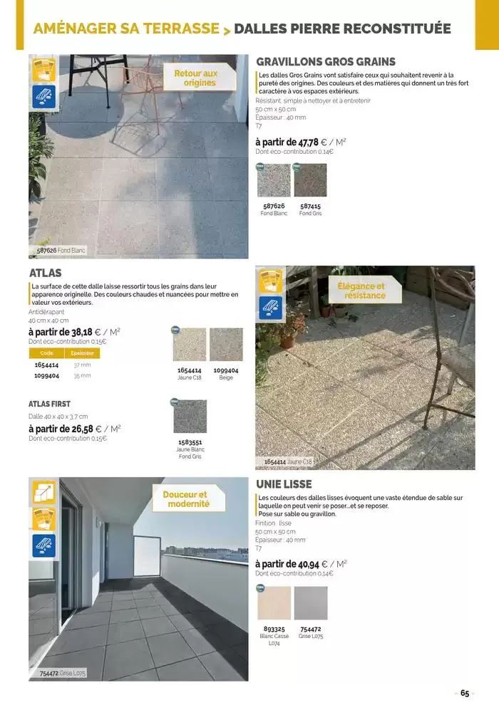 Aménagements Extérieurs 2025 du 30 avril au 31 décembre 2025 - Catalogue page 65
