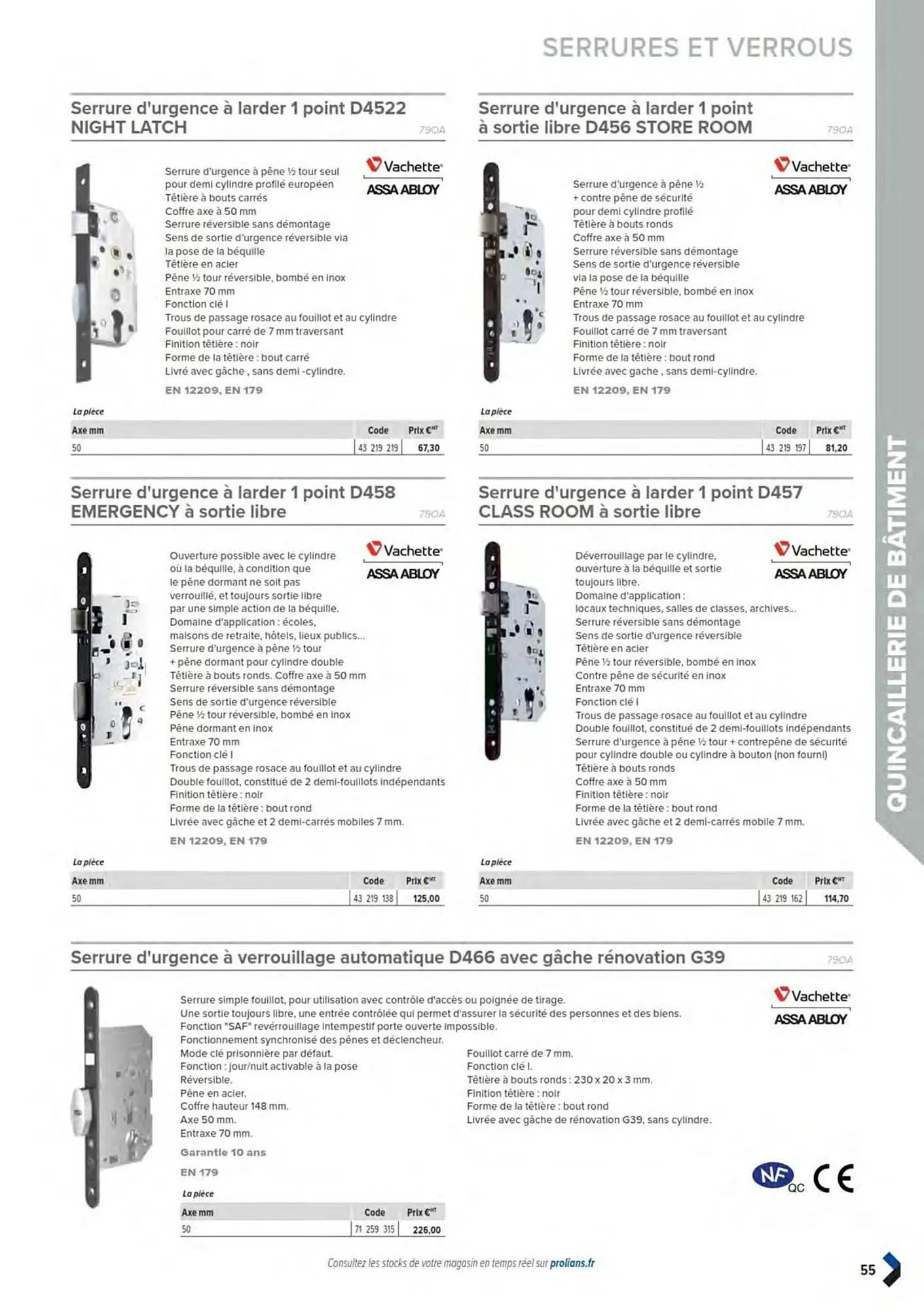 Catalogue Prolians du 11 mars au 31 décembre 2025 - Catalogue page 57