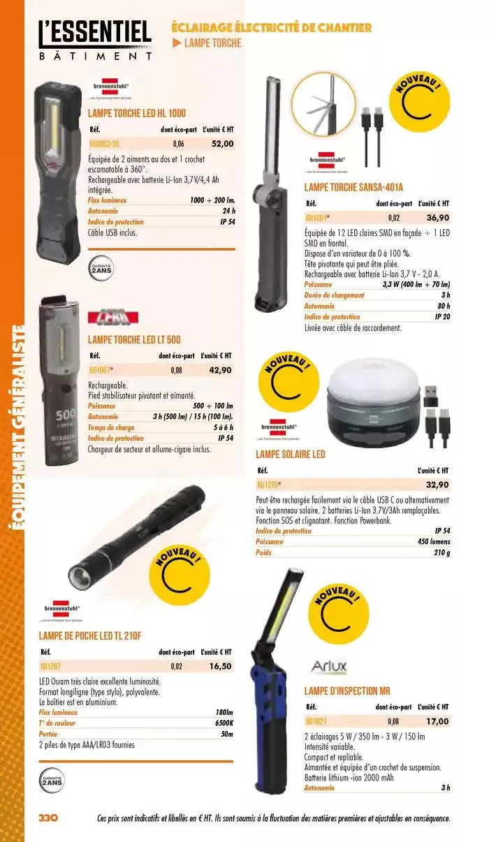 Essentiel Batiment 2025 du 3 janvier au 31 décembre 2025 - Catalogue page 332