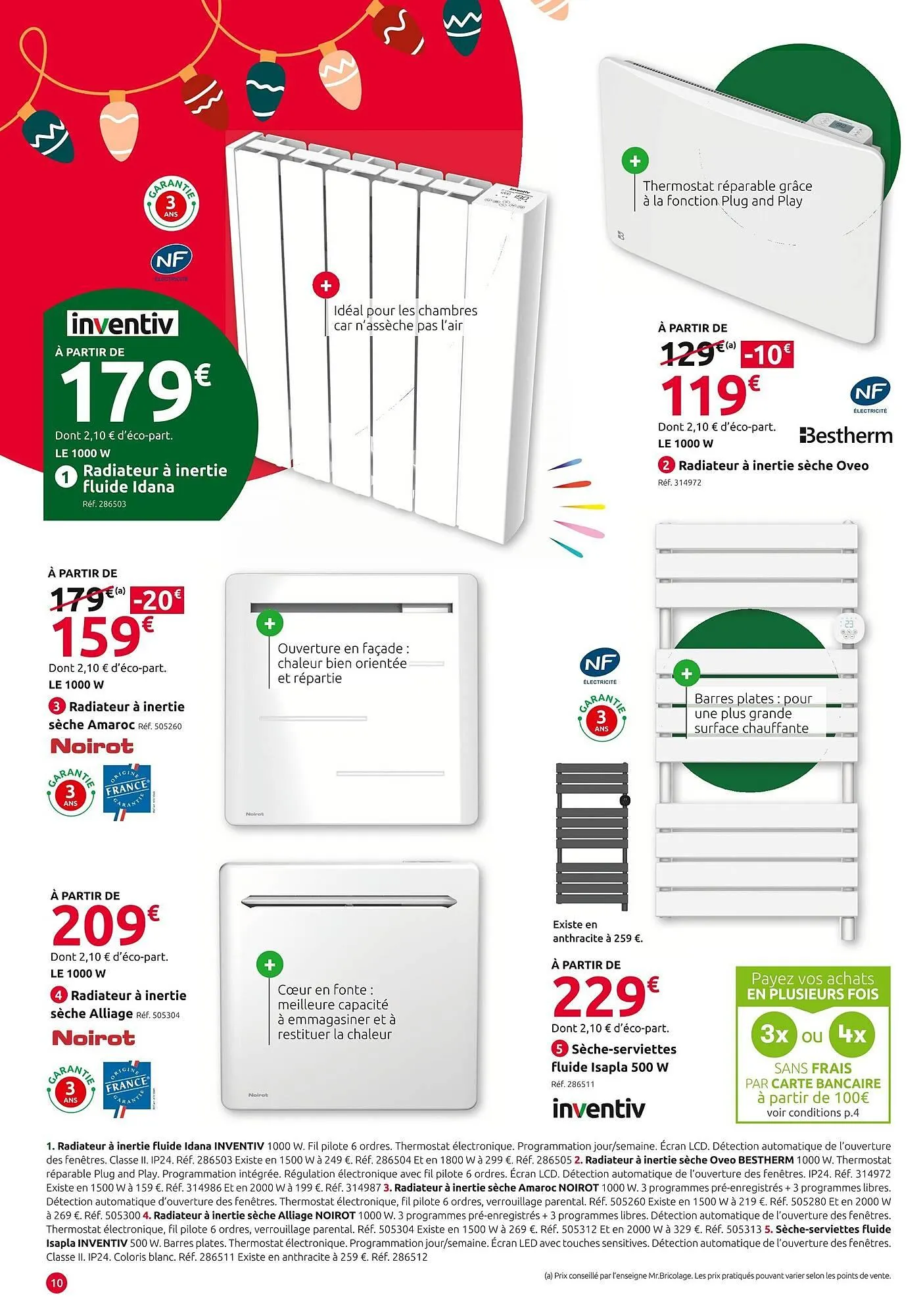 Catalogue Mr Bricolage du 3 décembre au 24 décembre 2025 - Catalogue page 10