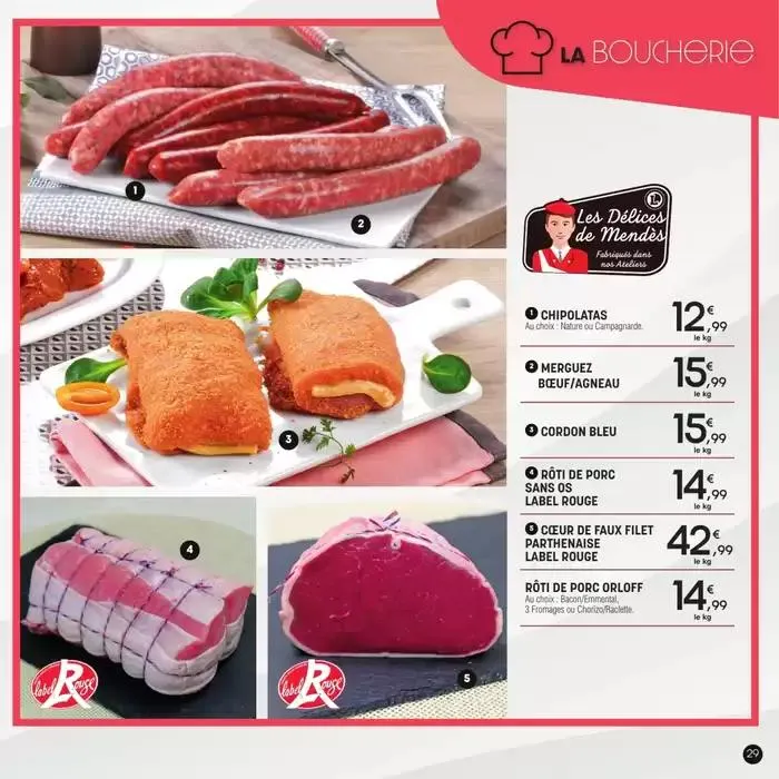 Carte traiteur permanente du 17 avril au 31 mars 2026 - Catalogue page 29