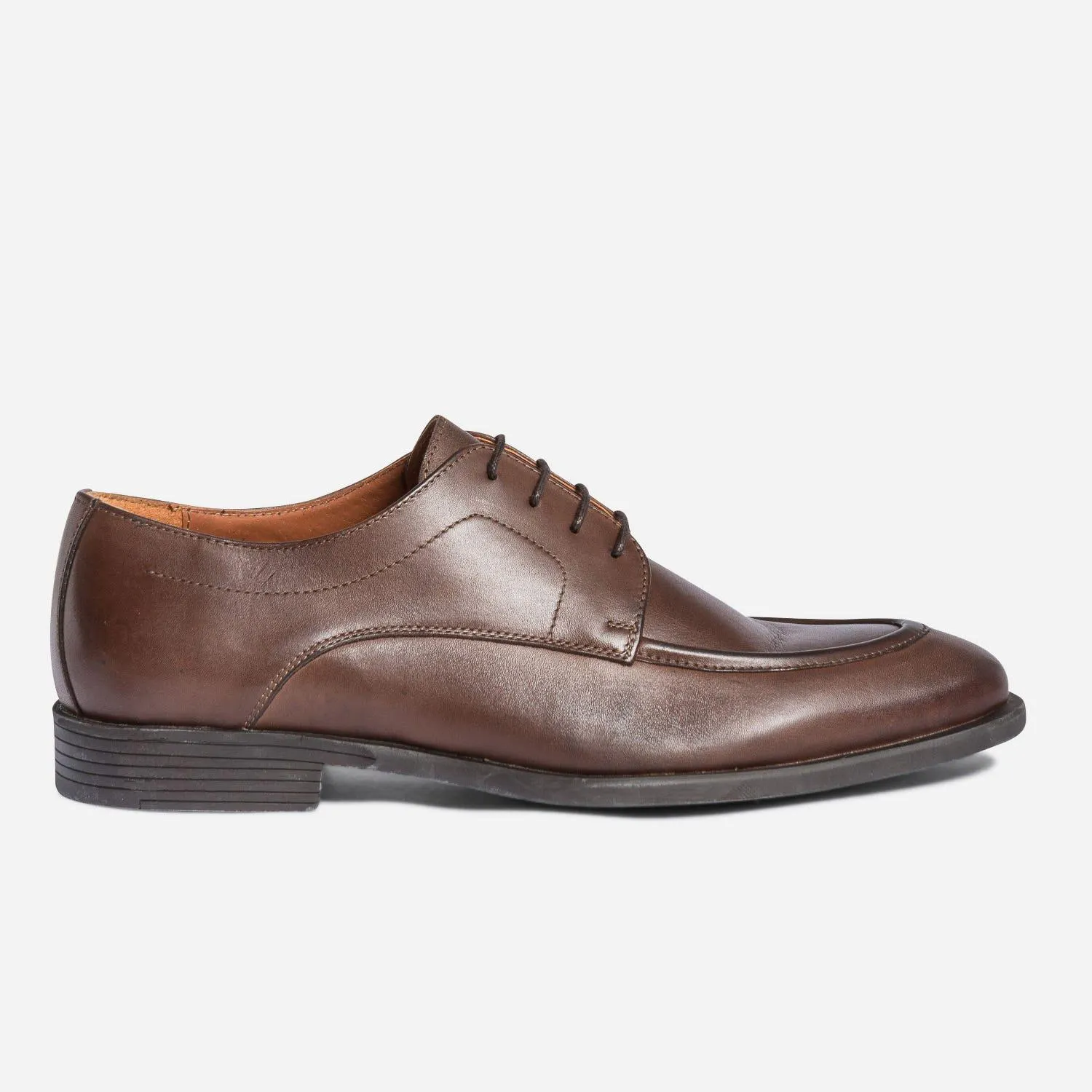 Derby chasse marron en cuir
