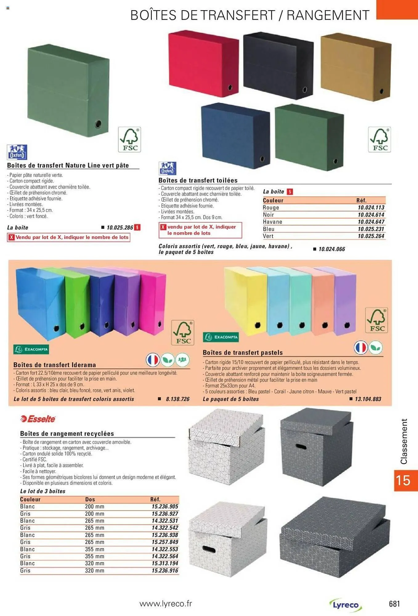 Catalogue Lyreco du 15 mai au 31 décembre 2023 - Catalogue page 681