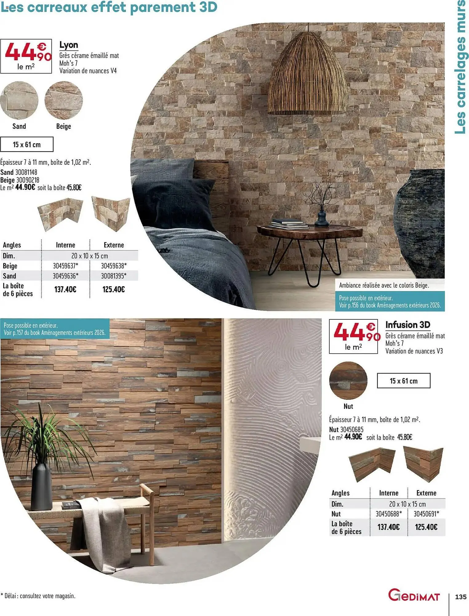 Catalogue Gedimat du 1 avril au 30 avril 2026 - Catalogue page 135