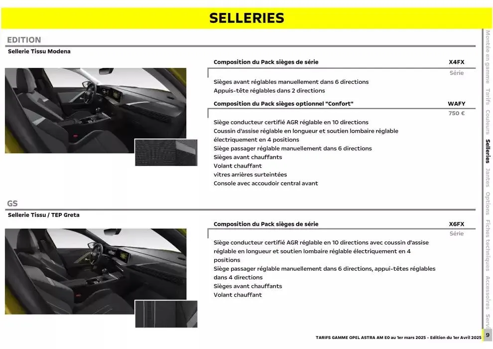 Opel Astra et Astra Sports Tourer du 3 avril au 3 avril 2026 - Catalogue page 10