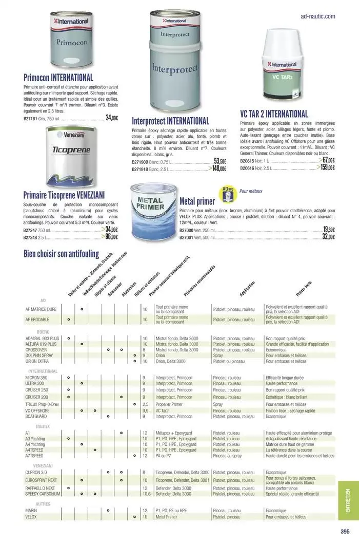Catalogue Accastillage Diffusion 2025 du 1 janvier au 31 décembre 2025 - Catalogue page 397