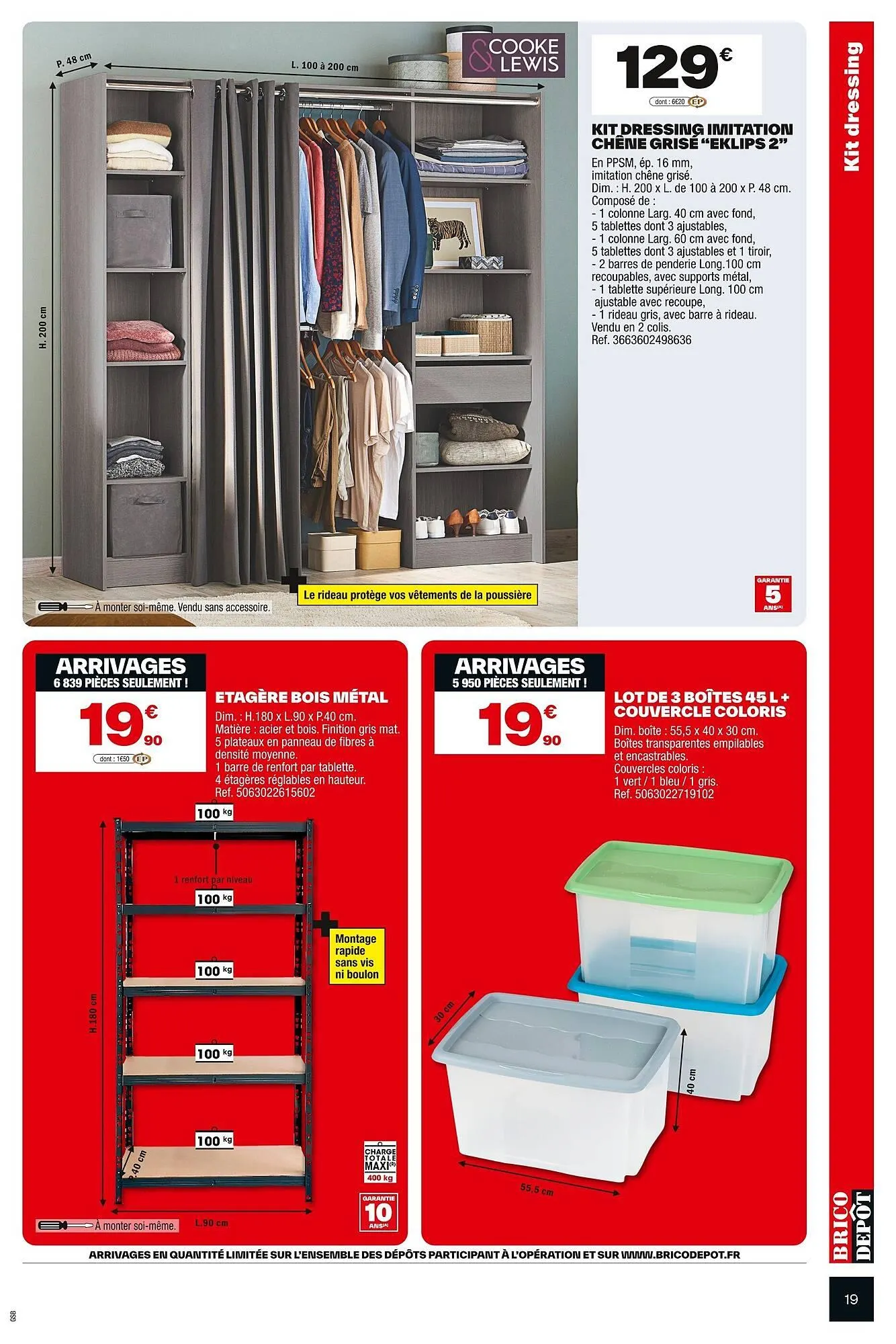 Catalogue Brico Dépôt du 2 janvier au 29 janvier 2026 - Catalogue page 19
