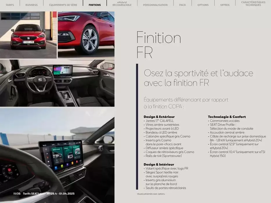 SEAT Leon 5 portes du 2 avril au 2 avril 2026 - Catalogue page 11